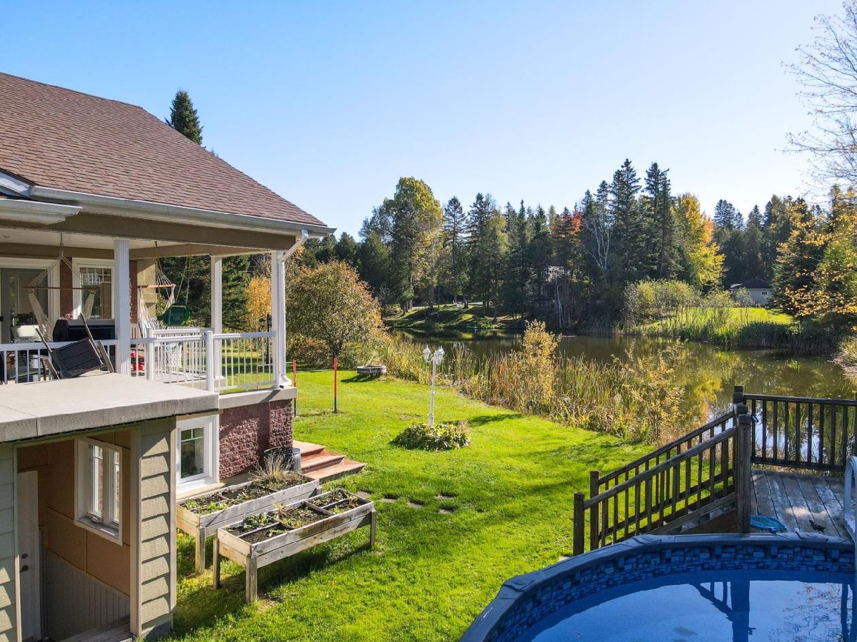 Beautiful property with private lake in St-Georges, Beauce