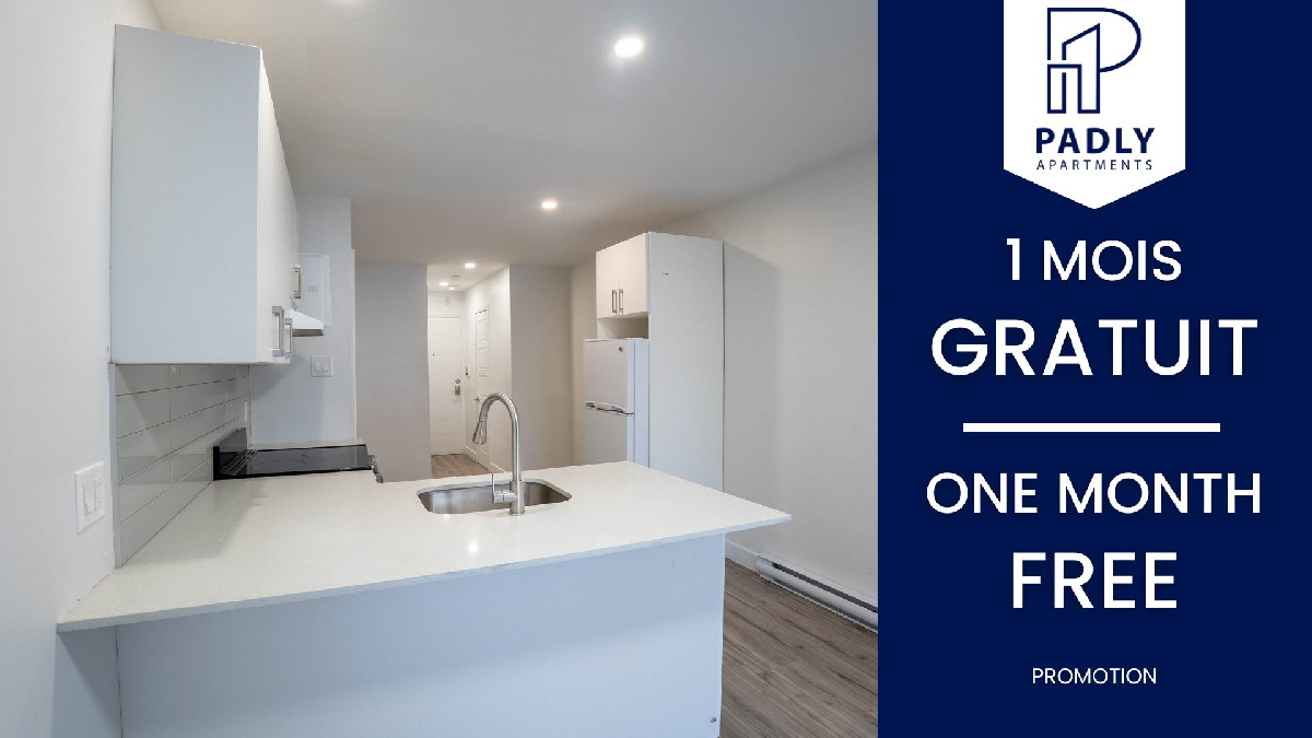 Tout à pied ! Studios modernes Métro Viau 940$/mois (01) Tout à pied ! Studios modernes Métro Viau 940$/mois